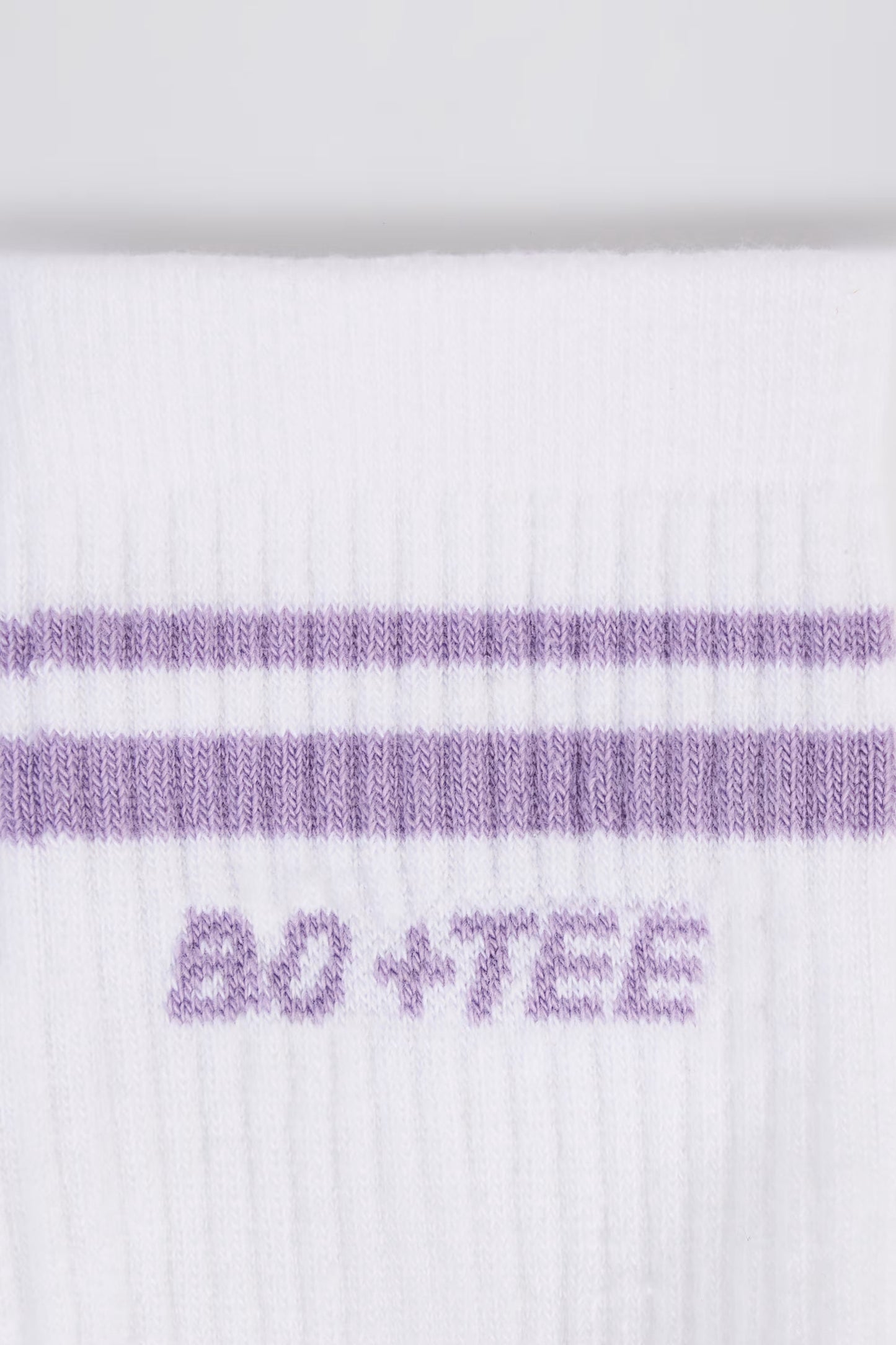 Ribbed Crew Sock Bundle in White